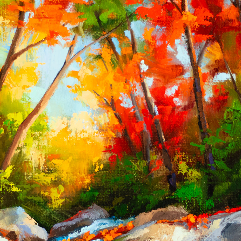 Study, Autumn Cascade