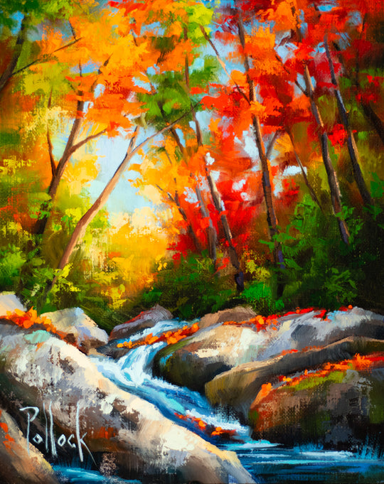 Study, Autumn Cascade